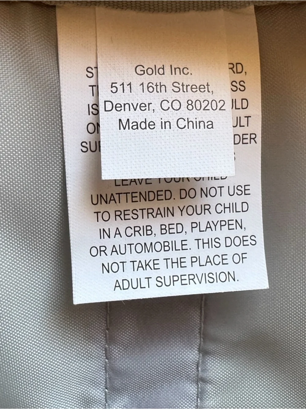 Goldbug Unicorn Toddler Backpack with Safety Harness & Parent Strap Rainbow